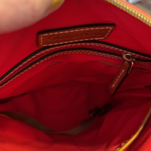 NO BIDDING … FOR @sweetlove ONLY Dooney & Bourke red and white stripe crossbody, - Picture 5 of 5